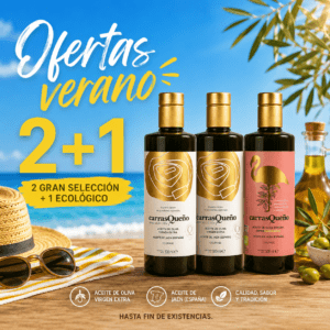 2 Gran Selección 500ml +1 Ecológico 500ml - Aceite de Oliva Virgen Extra - Botella Crista 500ml - Tapón Irrellenable